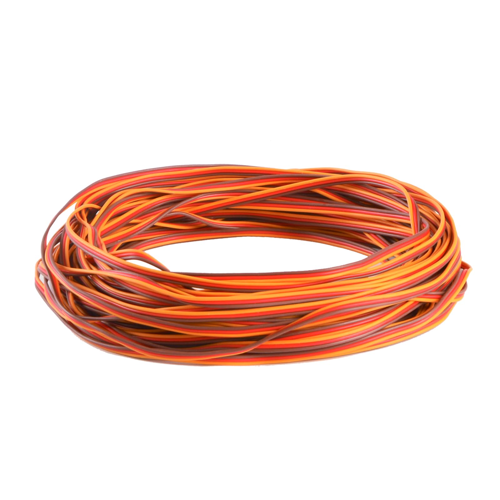 OliYin Cable Servo 26AWG – Rollo De 50 Pies (15 M) Con 3 Líneas, Color Futaba Para Aviones Y Modelismo RC