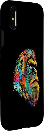 Miniatura 9 de Funda para iPhone 12 Mini Tribal Artistic Sasquatch Art Beautiful Bigfoot Native