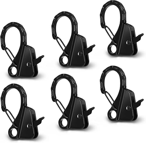 Miniatura 10 de Clips de acero inoxidable para guardabarros de barco, clips de parachoques de barco de liberación rápida, clips ajustables para guardabarros de