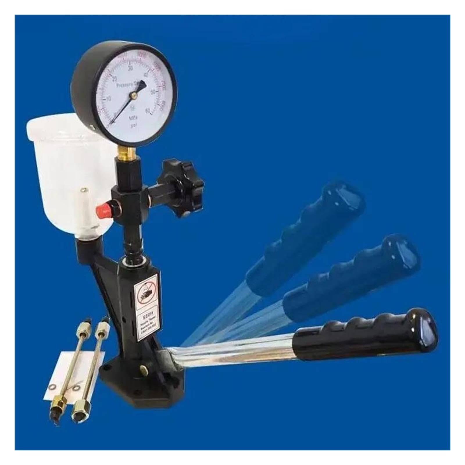 CR-C Tester per iniettori Common Rail diesel multifunzionale + validatore ugelli S60H, set di strumenti per tester per iniettori Common Rail Per principianti fai da te