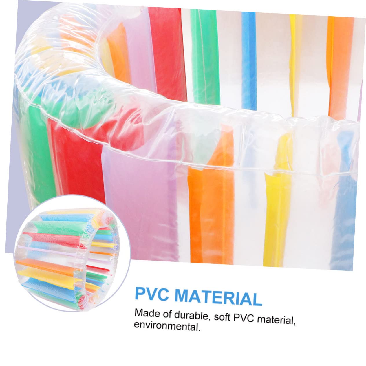 Rodillo Flotante Inflable de PVC Colorido para Niños 1 Pieza