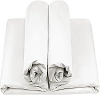 Vista 7 de HOTGODEN Peso medio 100% muselina de algodón tela: 59 pulgadas x 2 yardas de tela de lino de muselina blanqueada Material para coser Material Ropa