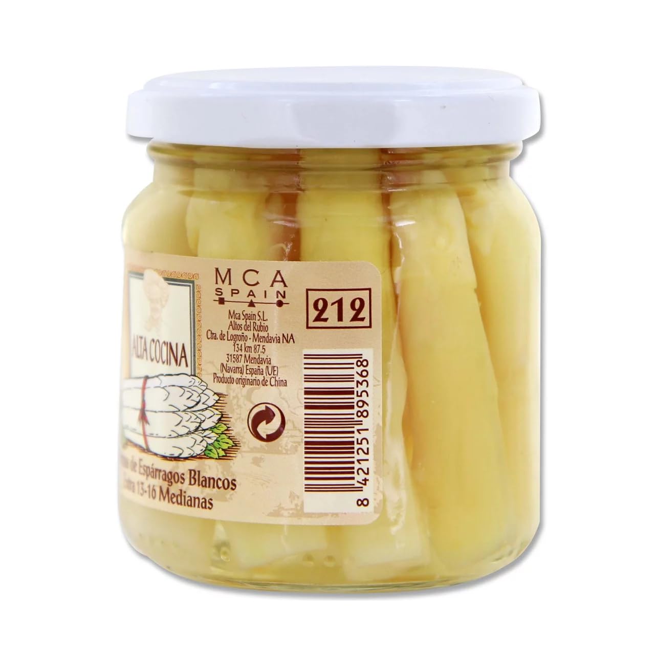 ALTA COCINA Feine Spargelspitzen 13/16 Stück 125 g. 4er Pack