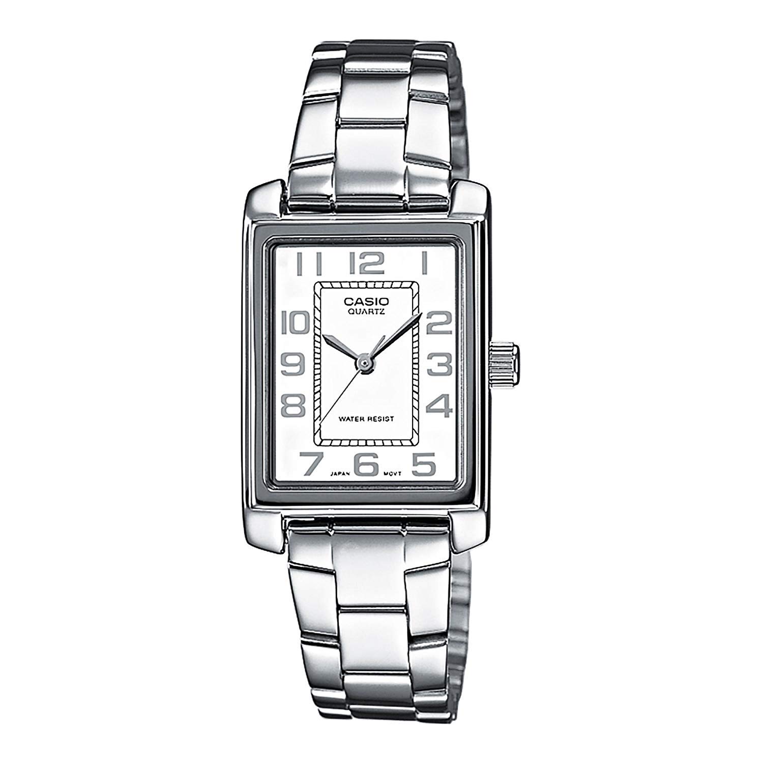Casio Reloj Analógico para Mujer de Cuarzo con Correa en Acero Inoxidable LTP-1234PD-7BEF