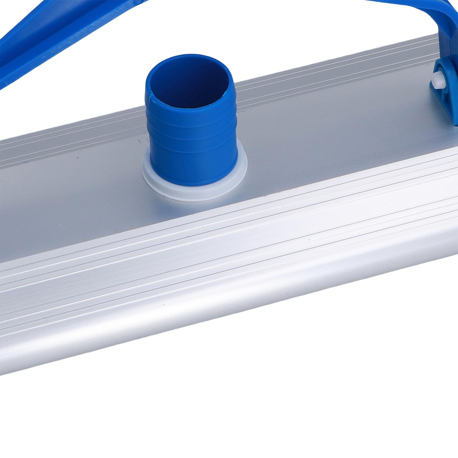 Saugkopf für Schwimmbäder, 45 cm Breite des Saugkopfs für Poolreiniger, Robuste Aluminiumbasis, Aufsatz für den Pool-Staubsaugerkopf mit Bürste