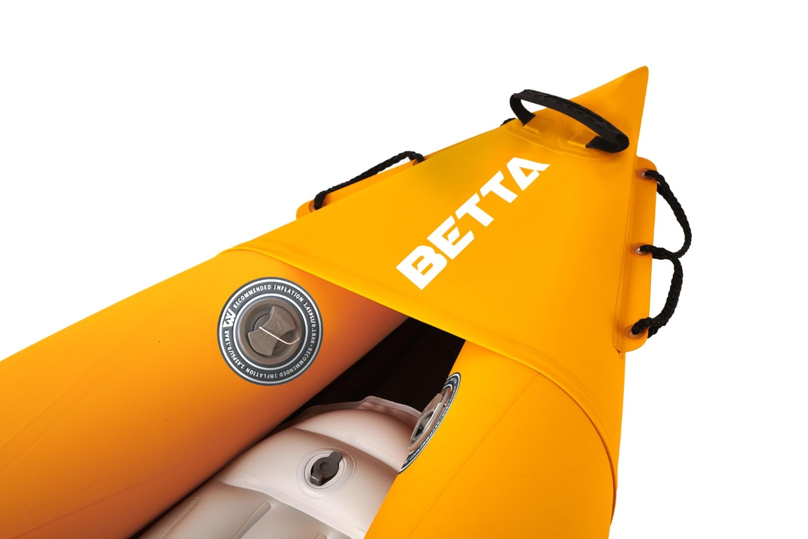 Aqua Marina - Kayak Betta para 2 personas – Kayak hinchable con asientos de punto de caída, respaldo ajustable, PVC de alta presión, montaje ligero, sistema de aletas y kit de accesorios