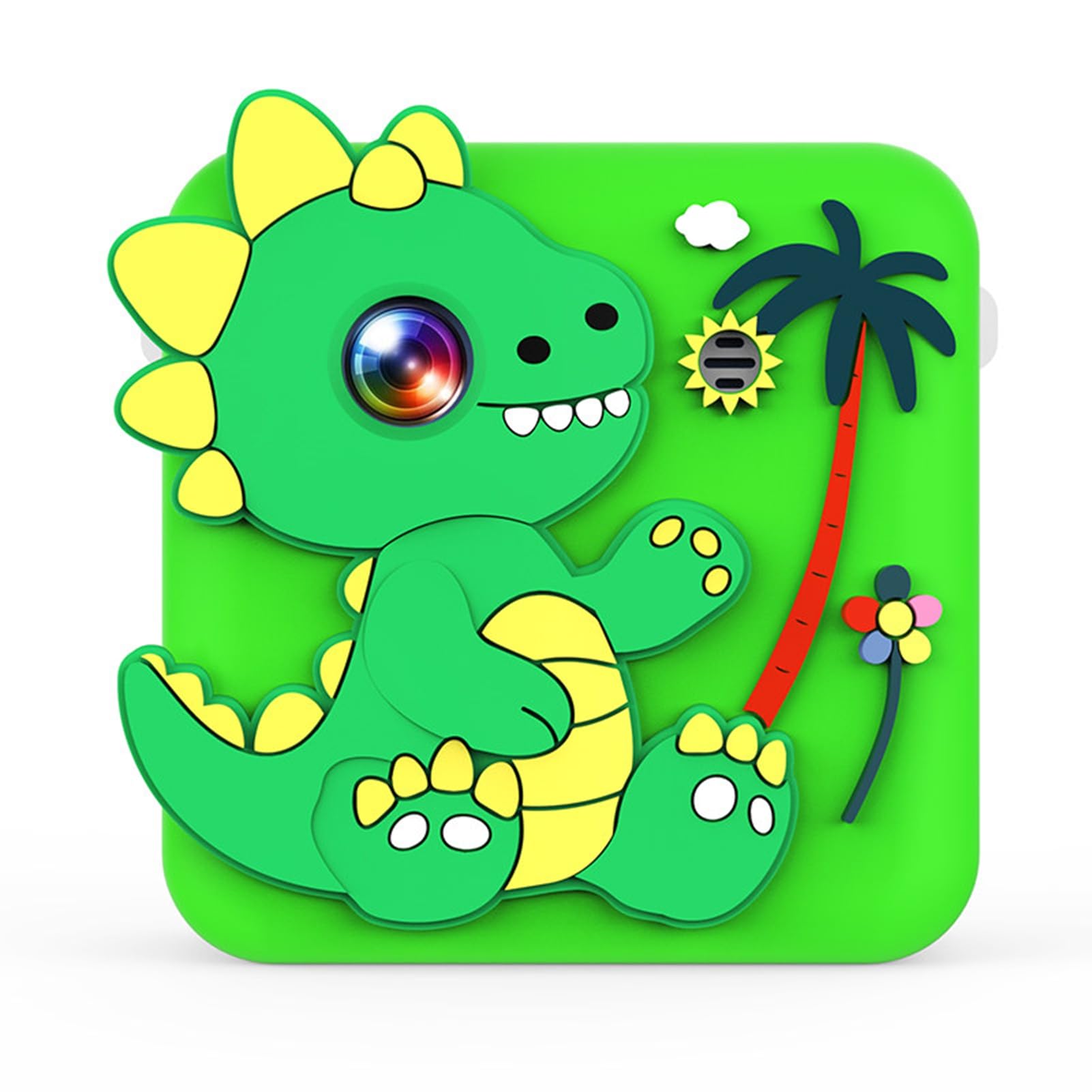 Cámara de Impresión Instantánea para Niños, Pantalla de 2,4 (Verde)