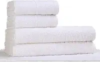 Jogo Toalha Hotel/Pousada/Spa - 2 Banho 2 Rosto e 1 Piso - Profis - Alta Absorção (Branco Off White)