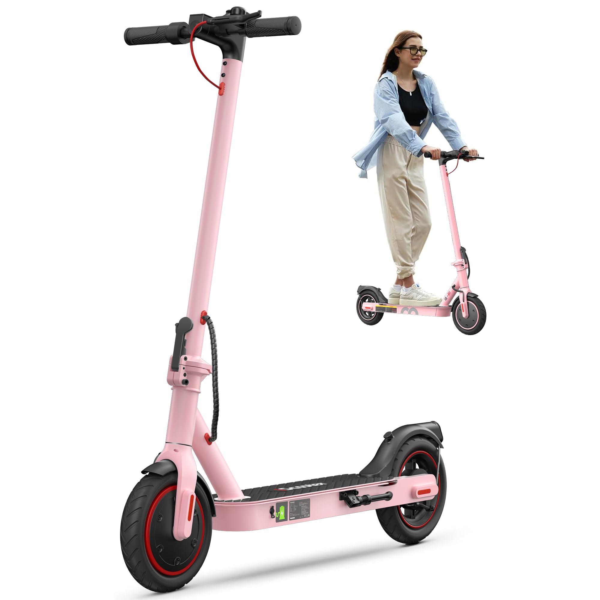 iScooter Electric Scooter for Adults, Foldable E-Scooter for Commuting