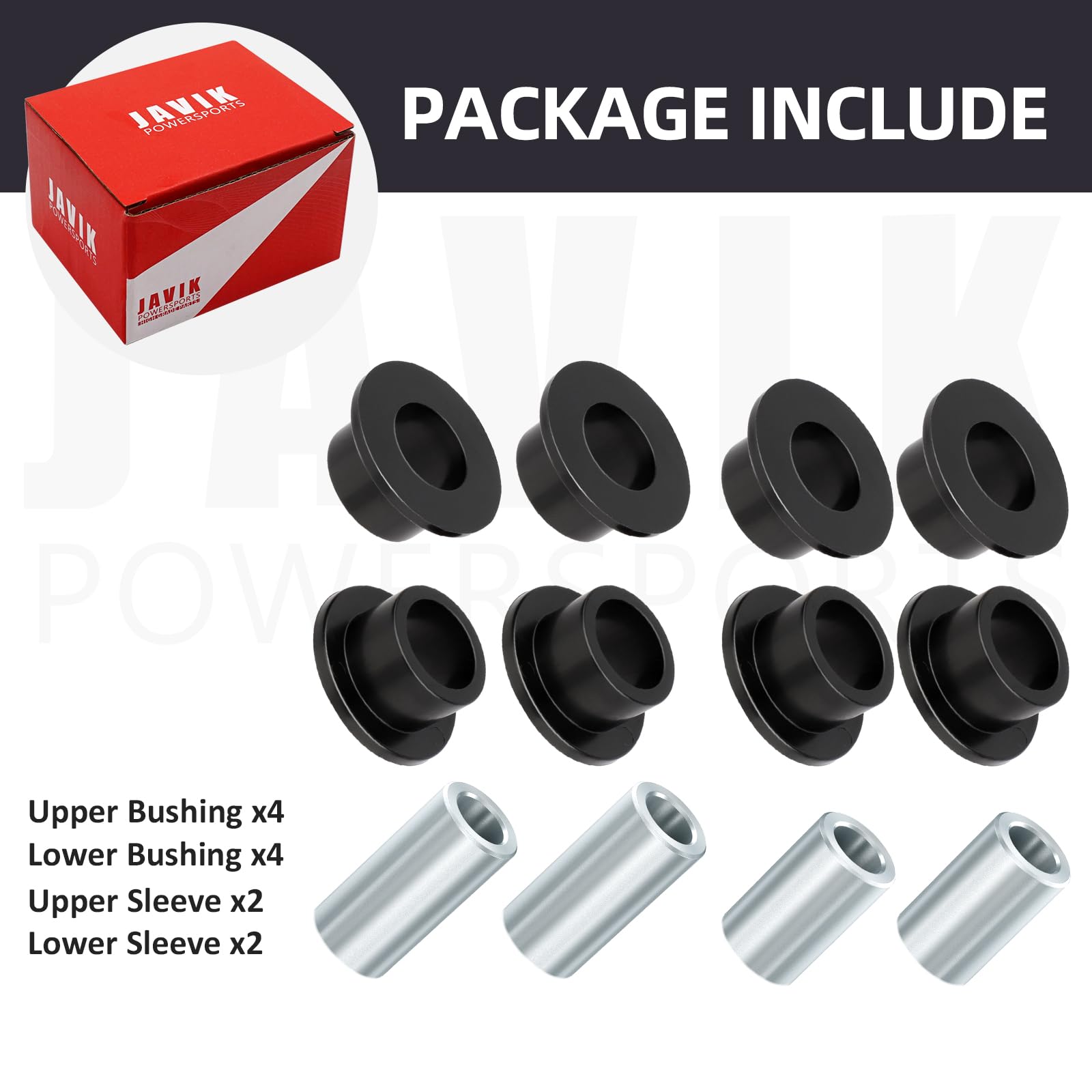 Polaris RZR "S" 800 Front Fox Shock Bushings 7043422 (Made In USA - Foto 3