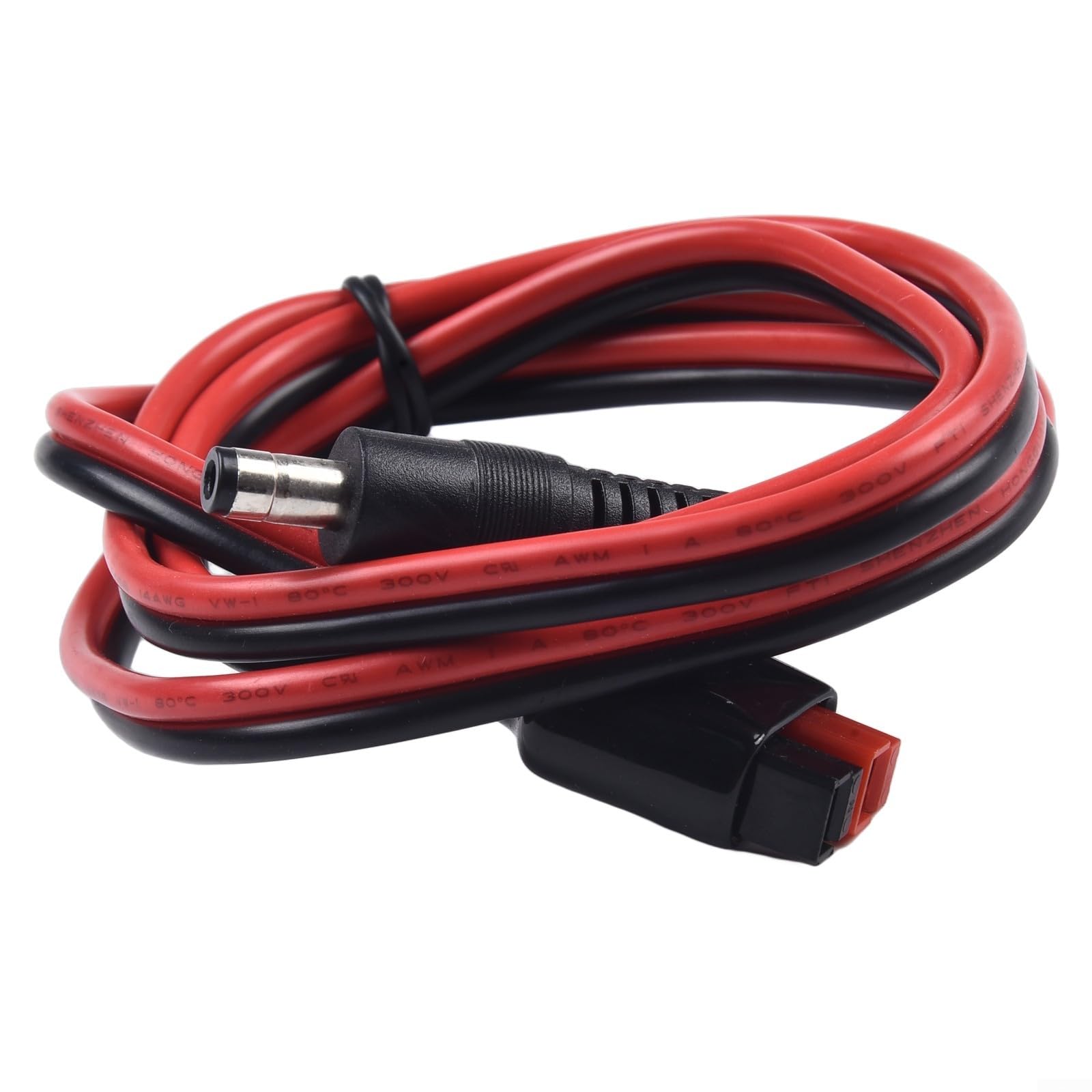 Cavo adattatore da pannello solare a CC 5,5 x 2,5 mm, compatibile con connettori, filo in PVC 14AWG, lunghezza 1 m, 12-24 V 18 A per camper e Indust