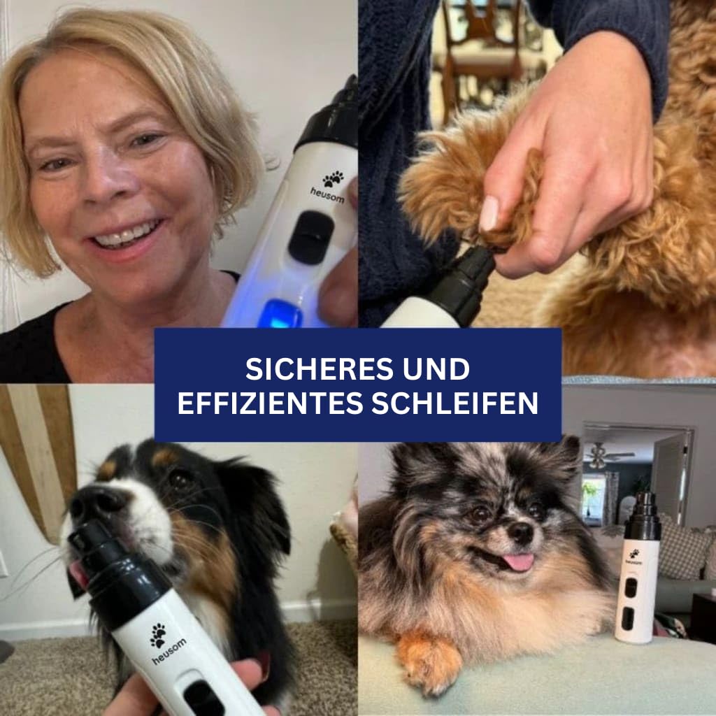 OrthoPfote OrthoTrimmer Elektrischer Krallenschleifer für Hunde - Haustier Nagelschleifer für kleine, mittlere und große Hunde und Katzen