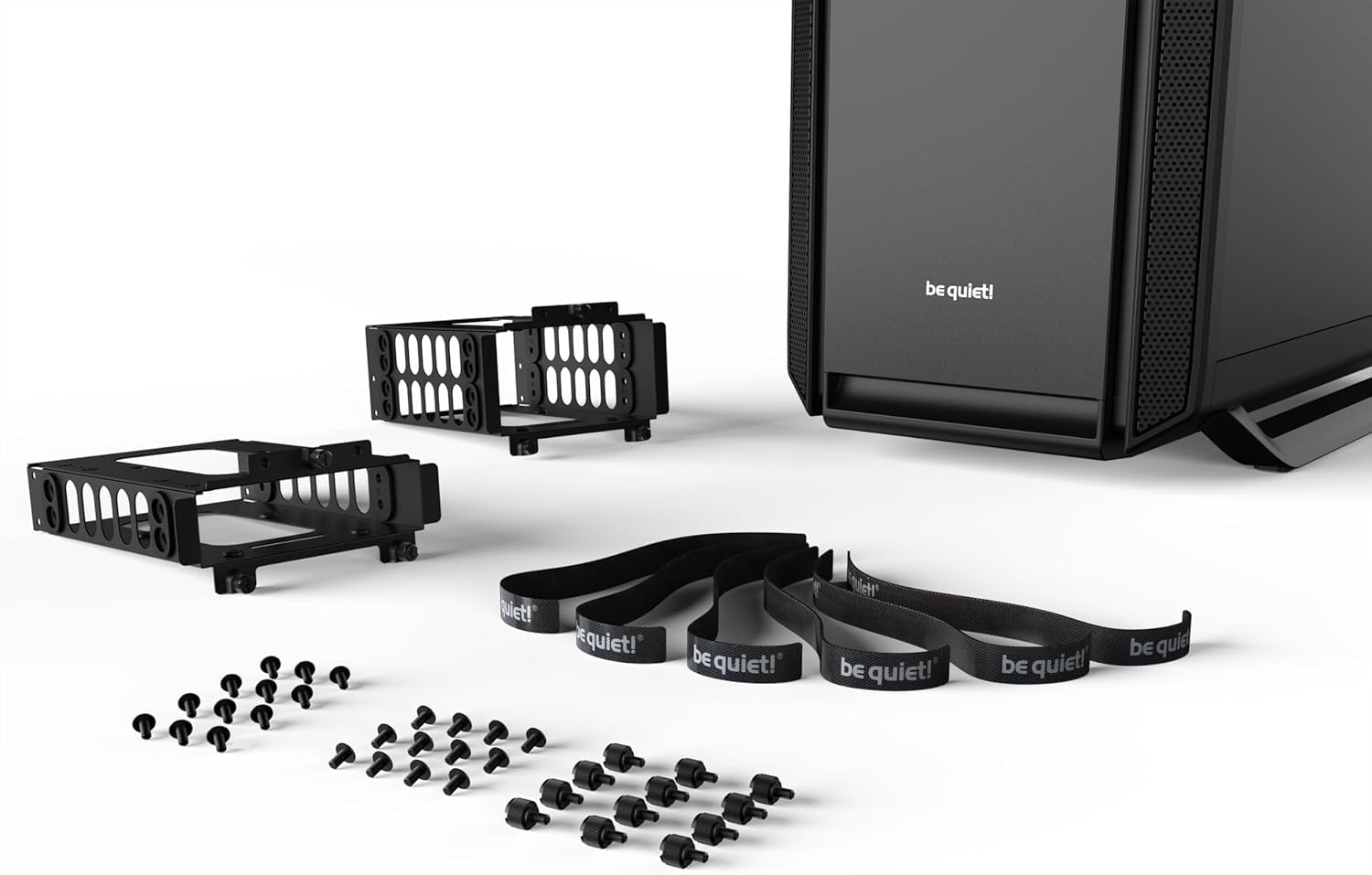 be quiet! Silent Base 802 Window Black PC-Gehäuse, 3X Pure Wings 2 140mm, 2 austauschbare Top- und Frontcover, entkoppeltes Mainboardtray