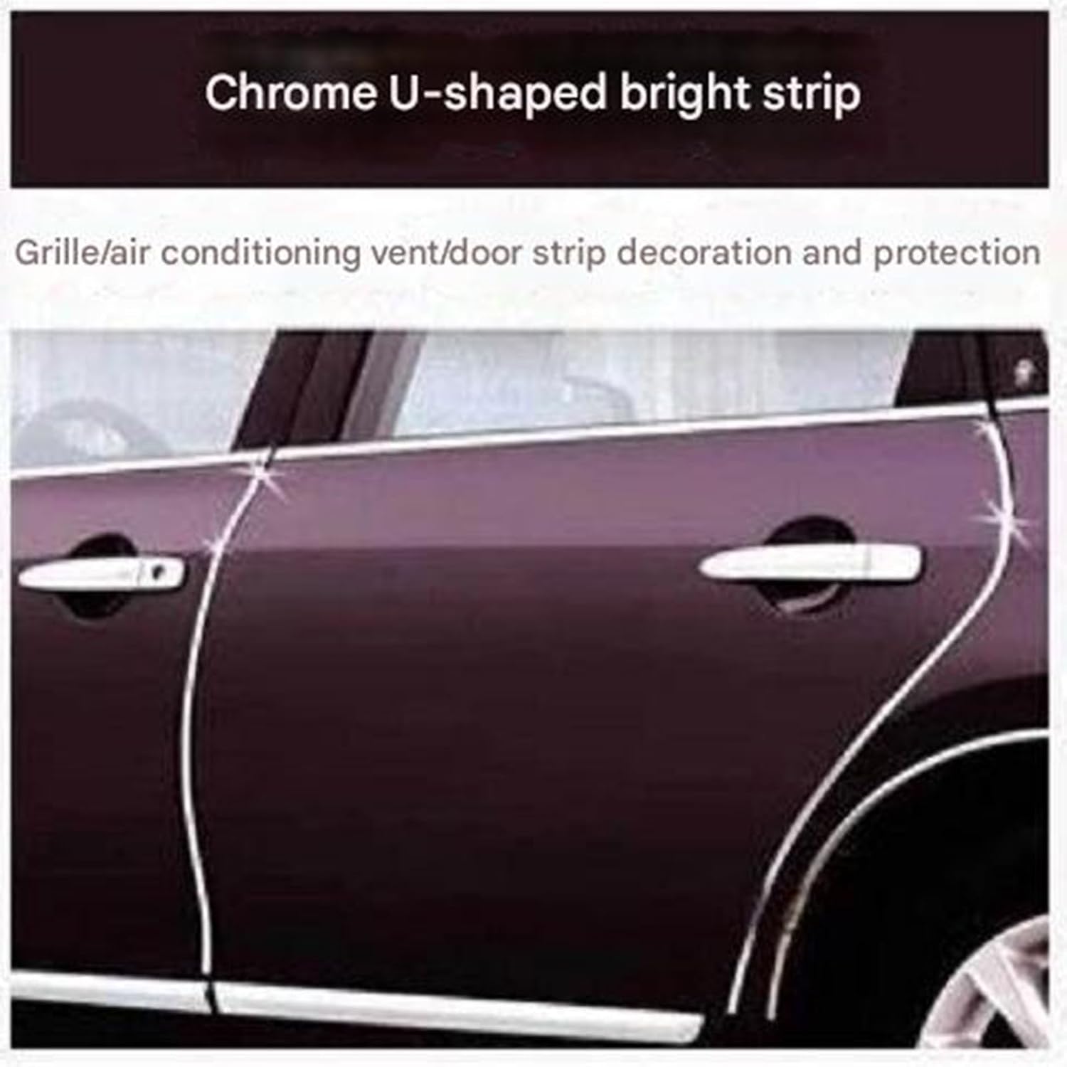 Flexible Automotive Moulding Decorative Strips 12M PVC Protective Molding Trim Strips for Car Door Hoods Automotive Side Body