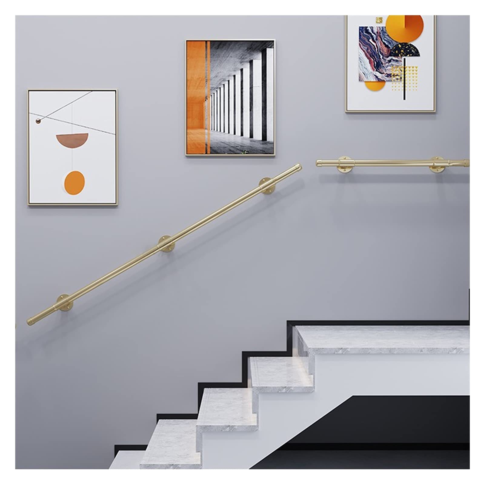 Main courante escalier pour personnes âgées et enfants, rampe de sécurité en kit complet