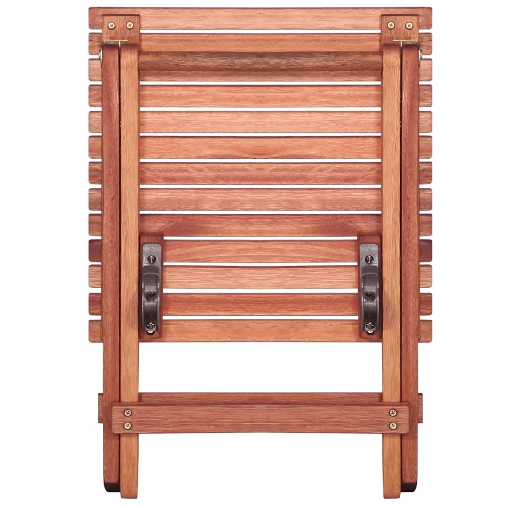 SKM Ensemble de Bistro 3 pcs pour Enfants Bois d'eucalyptus Solide-9.6KG