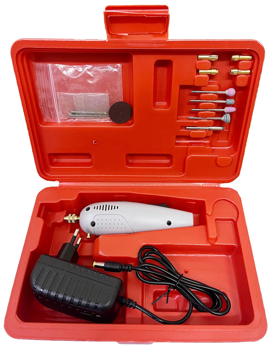 New Electric Pcb mini drill rotary tool kit set Mini Woodworking Polished Grinding Tools mini Electric Drill Dreamel tool kit set Rotary Bit Set (5 Bits)