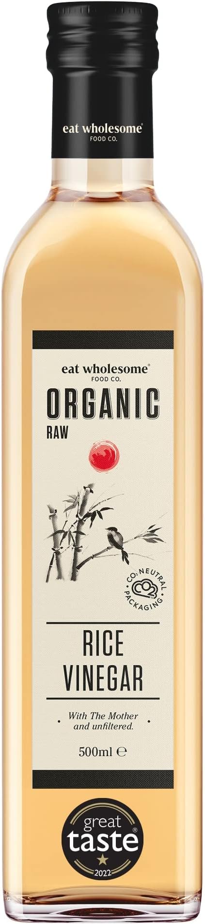 Eat Wholesome Organic Rice Vinegar, 500 ml