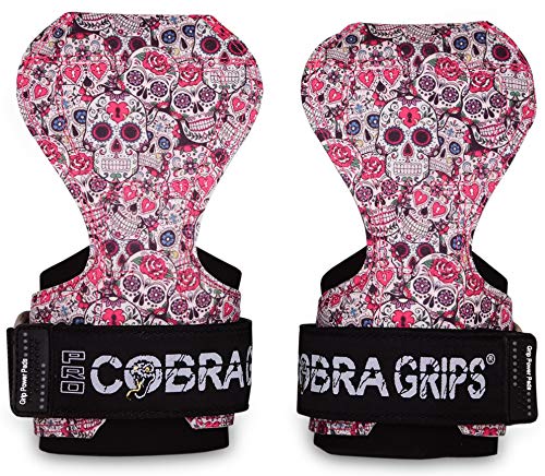 Image of Cobra Grips Weight Lifting Gloves with Adjustable Neoprene Padded Wrist Wraps - Heavy Duty Alternative to Power Lifting Hooks for Deadlifts