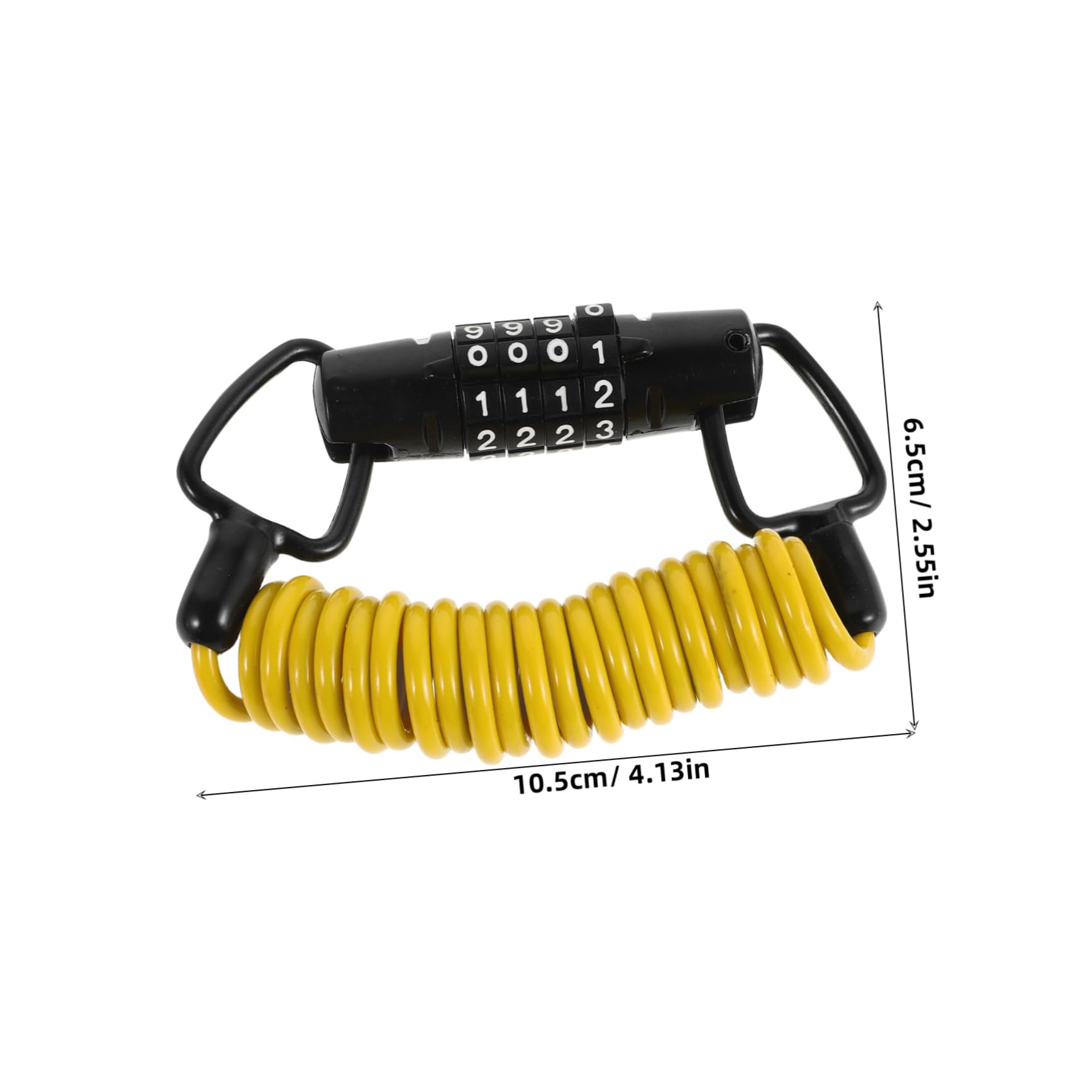 NAMOARLY Lock Weather Resistant Retractable Cable Lock for Bikes Helmets Luggage High Strength Security for Road Mountain Bicycles