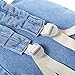 zijie Denim Backpack for girls, women Classic Retro Bookbags children teen School Bag Jeans Backpack for college