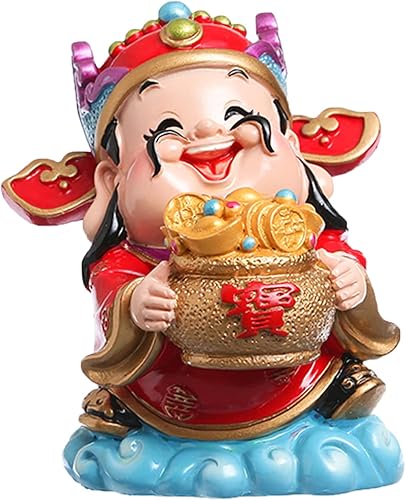 Wencaishen Caishen Feng Shui Decoración Zhao CAI Dios de la riqueza Dios de la fortuna Feng Shui CAI Estatua de Feng Shui regalo de Feng Shui disponible en Yaxa Costa Rica