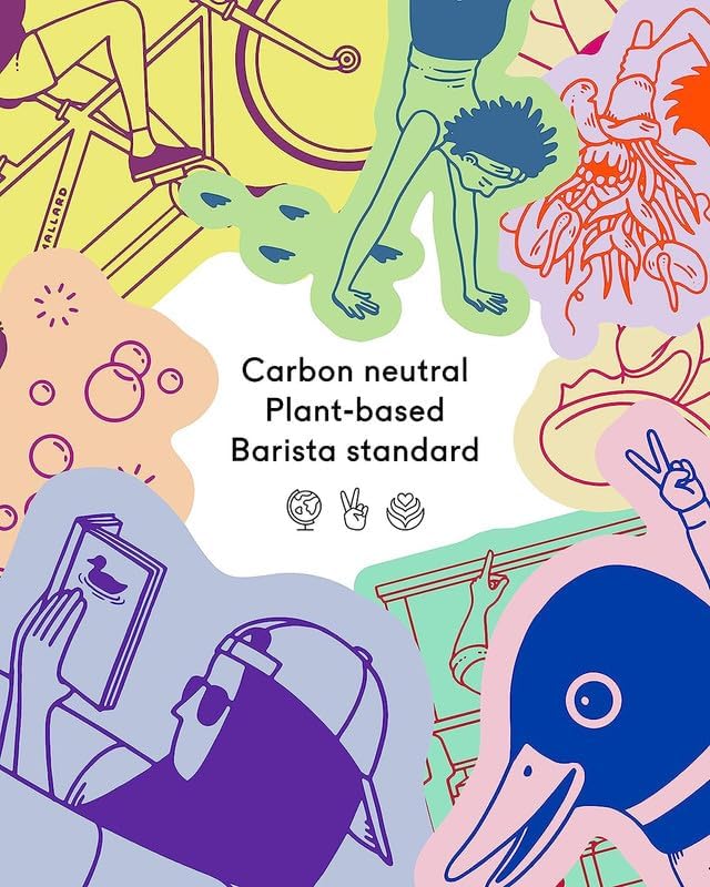 Miniatura 7 de Minor Figures - Leche de avena - Estándar - Barista Standard - 32 oz - Paquete de 6 - Sin OMG - A base de plantas - Vegano - Sin lácteos - Estable