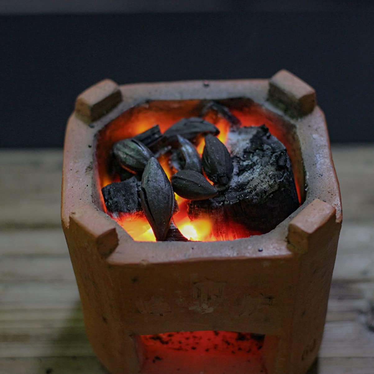 UPKOCH Charcoal for Tea Stove Olive Charcoal Briquettes Grill Cooking Outdoor Camping