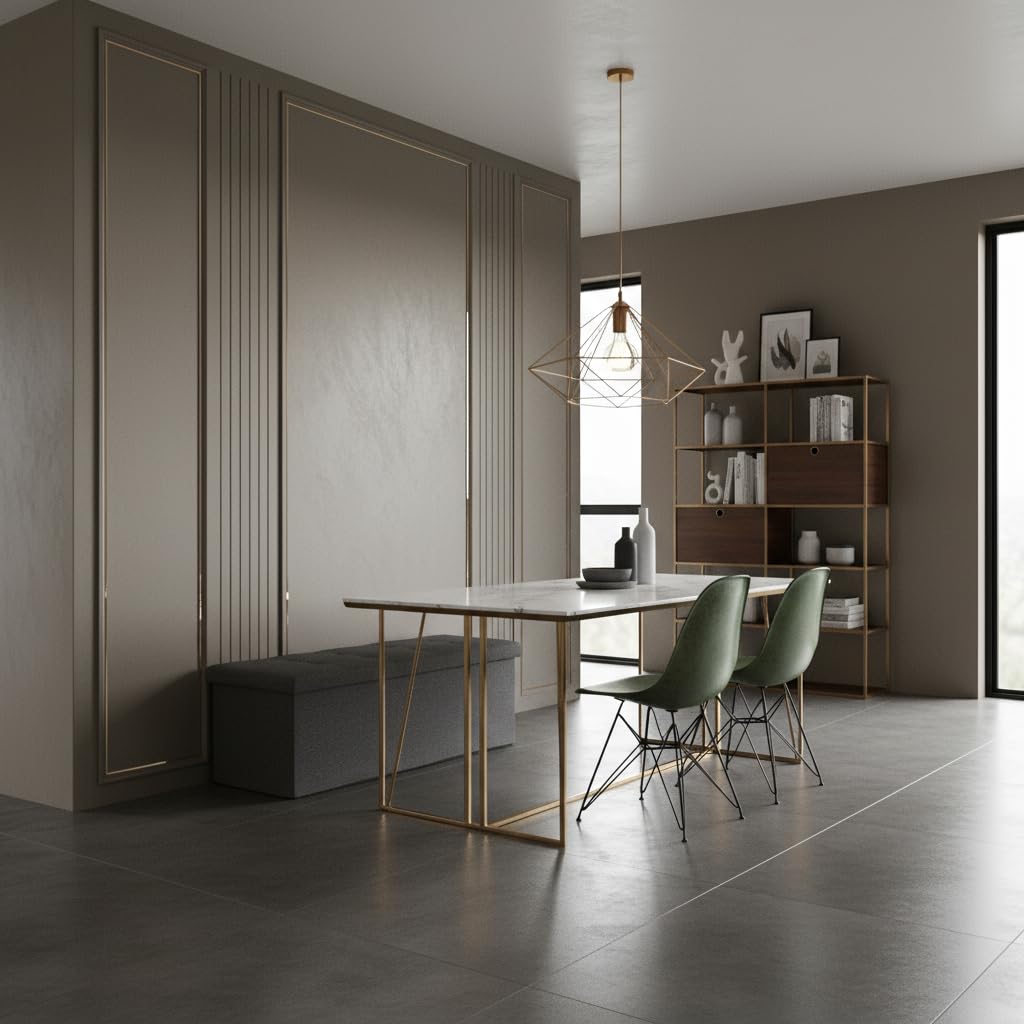 HOMYLIN Panca ad angolo da pranzo da 110 cm, design moderno e salvaspazio, perfetta per cucina e sala da pranzo, grigio