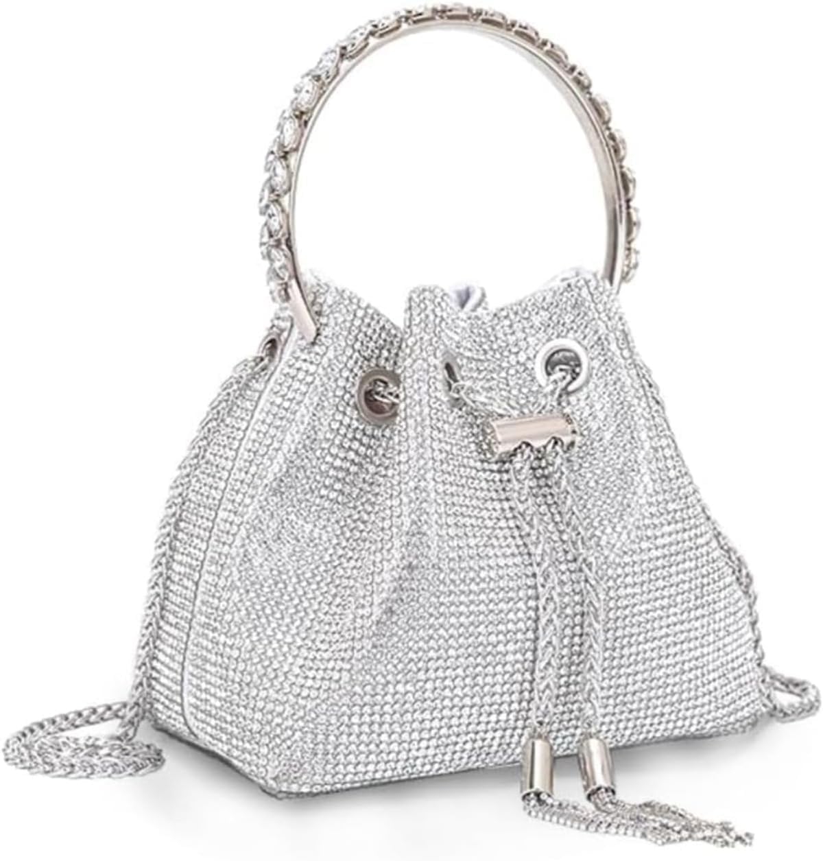 [Conutoo] 女性用 ラインストーン イブニングバッグ クリスタル ブリング 財布 キラキラ ダイヤモンド クラッチ ハンドバ