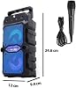 Bluetooth Speaker RGB Illuminated Extra Bass Fm/Sd/Aux/Flash Microphone Sound Bomb Speaker Music Player