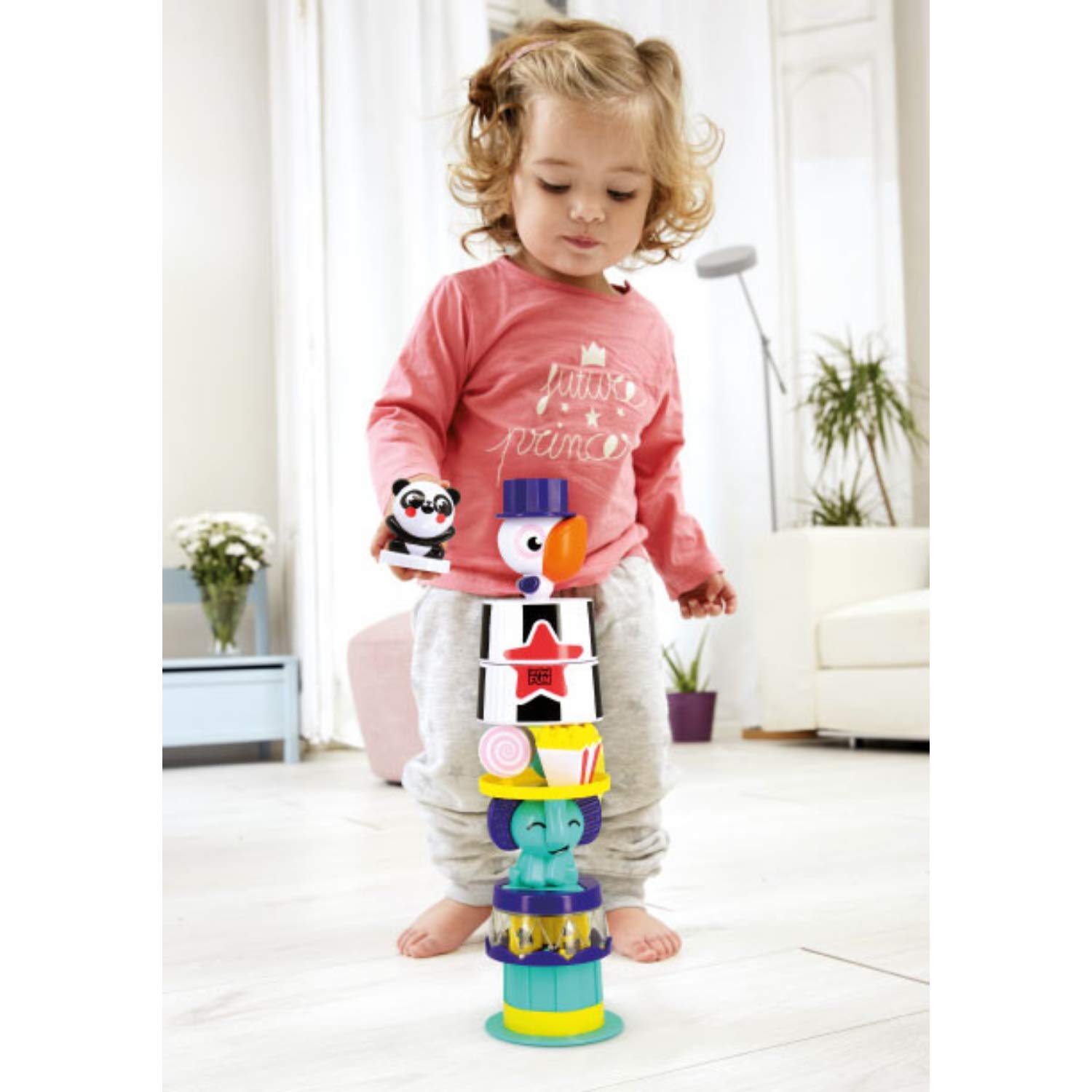 Infini Fun – Acrobates Sensoriels – 10 Pièces, 15 Activités – Empilage Et Tri – Kaléidoscope – Dès 1 An