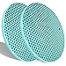 Extra Thick Silicone Trivets Heat Resistant Pot Holder and Oven Mitts,Trivets for Hot Dish,Nonslip Insulation Honeycomb Rubber Hot Pads for Countertop,Multi-Purpose & Flexible Mats Set of 2 Teal
