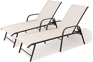 Pellebant Aluminum Pool Lounge Chairs - Timeless Relaxation for Outdoor Spaces