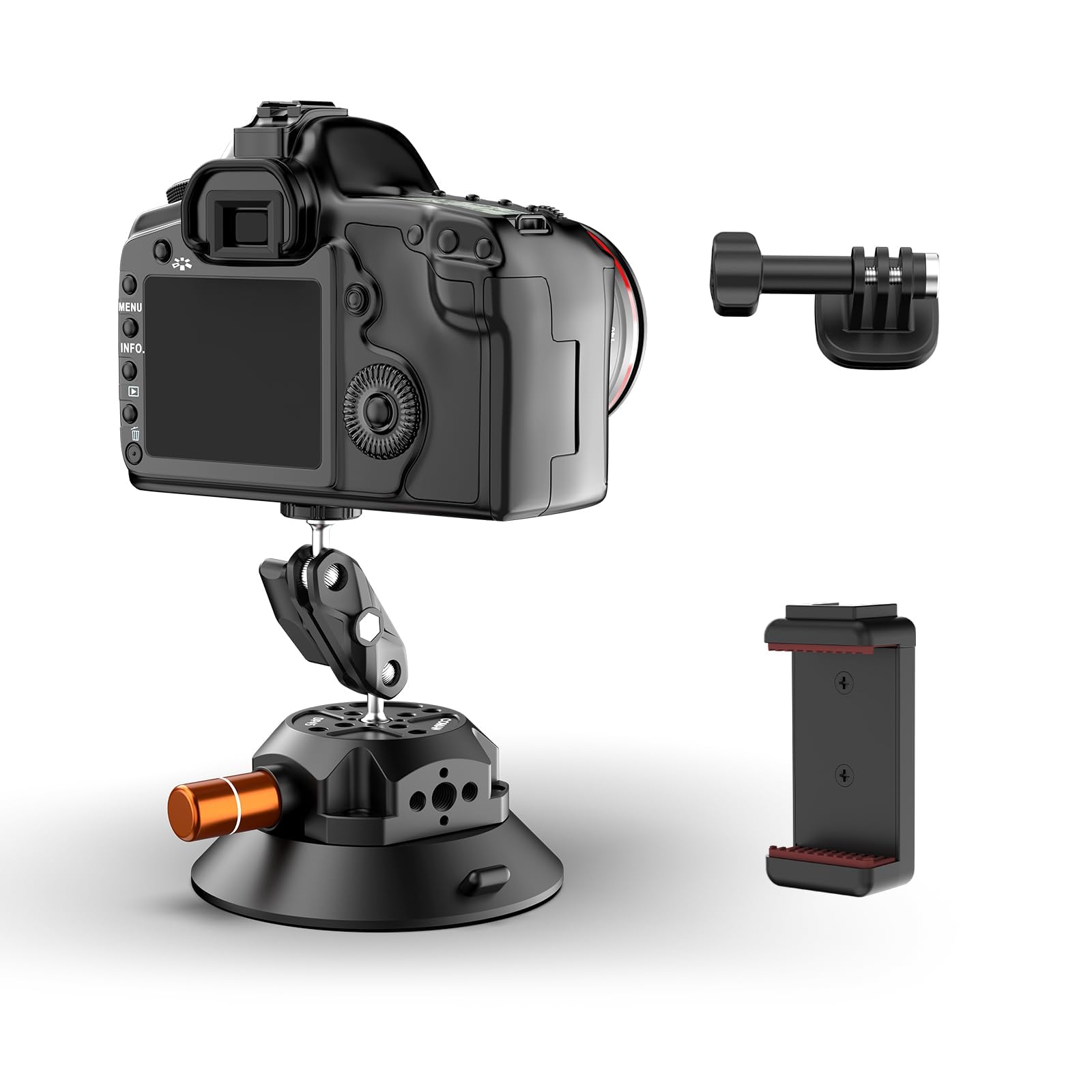 COMAN Supporto a ventosa per fotocamera (4,5 '' DP-45 Supporto a ventosa)