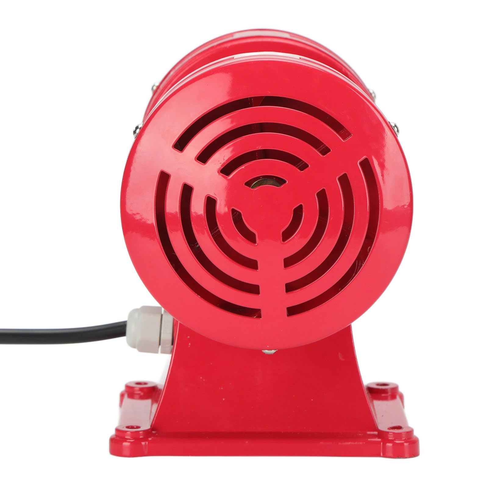 Haofy Alarma de Ataque Aéreo de Doble Vía Sirena Impulsada por Motor Eléctrico de Alta Eficiencia CA 220 V MS‑490 para Voladuras, Depósitos Aleación de Aluminio + Acero Inoxidable