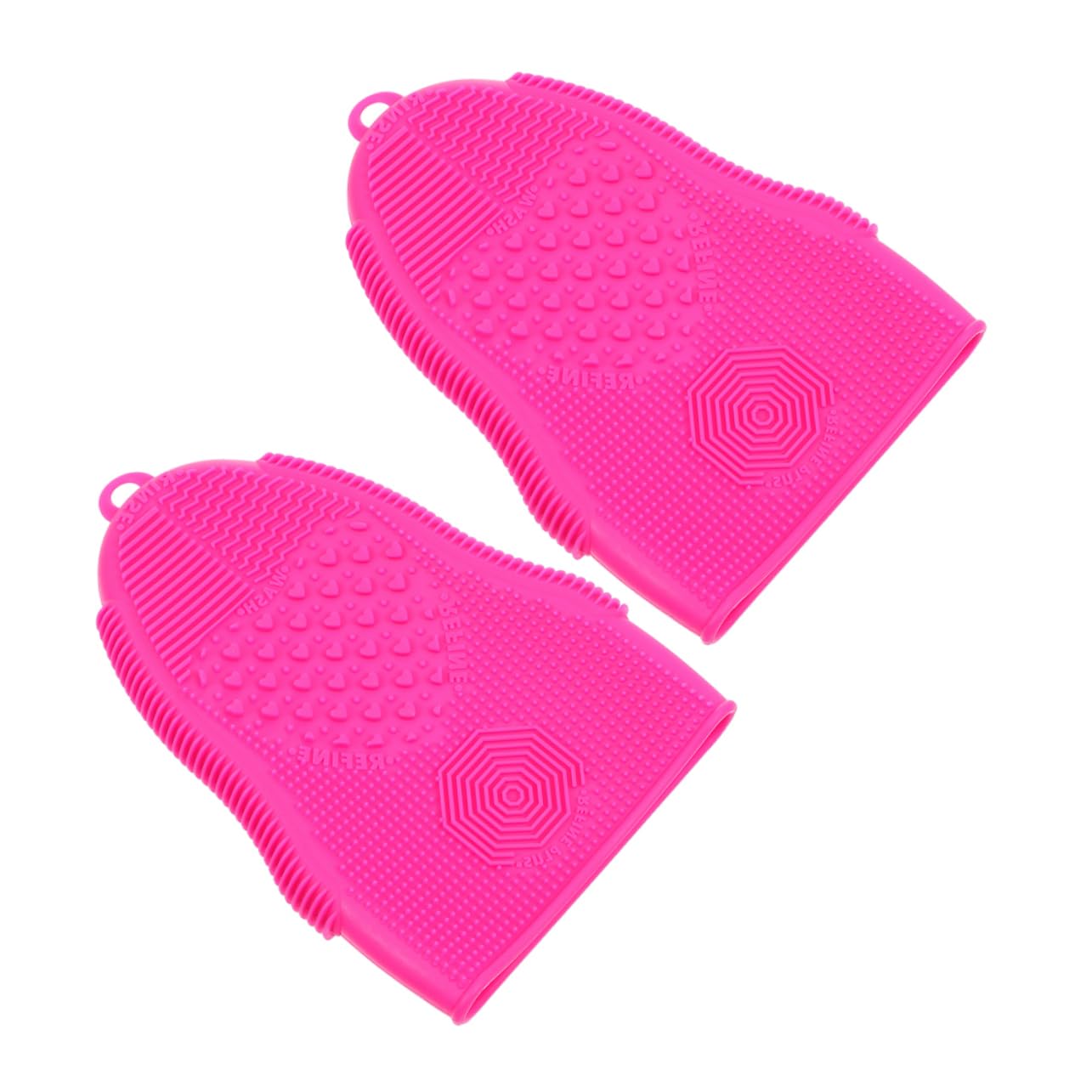 8 Pezzi Tappetino Pulizia Pennelli in Silicone Portatile e Compatto per Detergente Pennelli Cosmetici Multifunzione per Makeup Pittura e Utensili