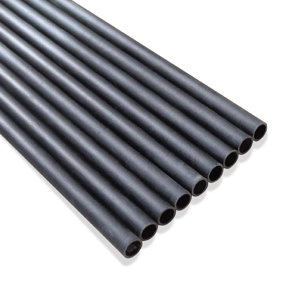 SHARROW Tiro con L'Arco Albero di Freccia de Carbonio 30 Pollice Spine 500 con Alluminio Freccia Inserti per DIY Frecce da Caccia Ricurvo e Compound Arco