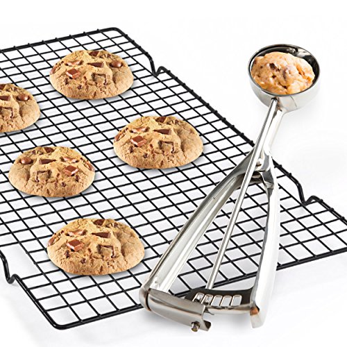 Baking Cooling Rack and Cookie Scoop [Bundle]