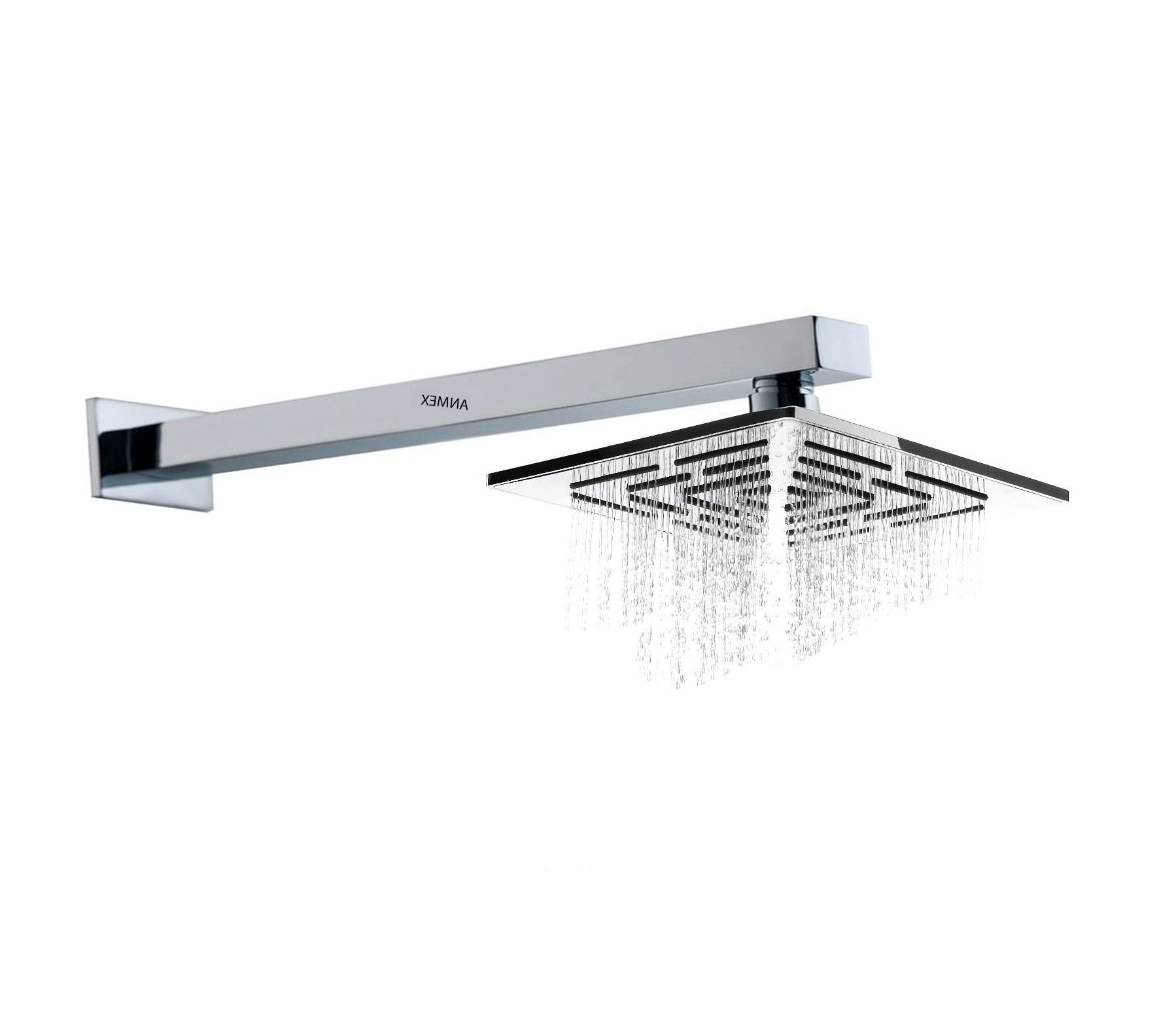 ANMEX® Premium AMAZE 8x8 (8Inch) Over Head Rain Shower with Square Shower arm (18Inch Arm) (B0B1QJ5T2S) Amazon Price History, Amazon Price Tracker