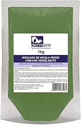 DERMARE Argila Verde Com Chá Verde 1Kg Dermare Verde