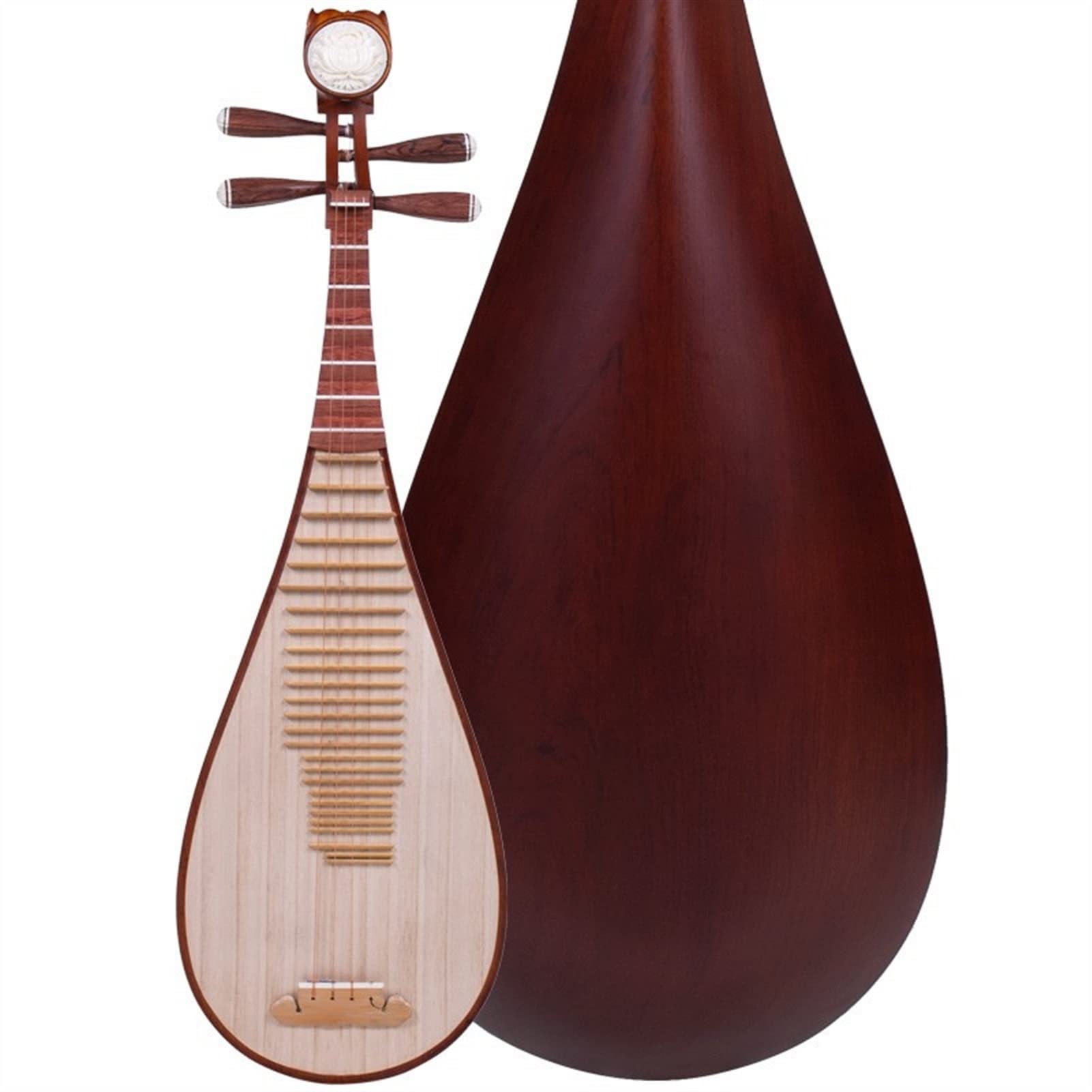 KESHUO Lute Hongmu Te's Guyi Sumu Pipa Musical Instrument Ethnic Plucked Musical Instrument Adult Chinese Lute