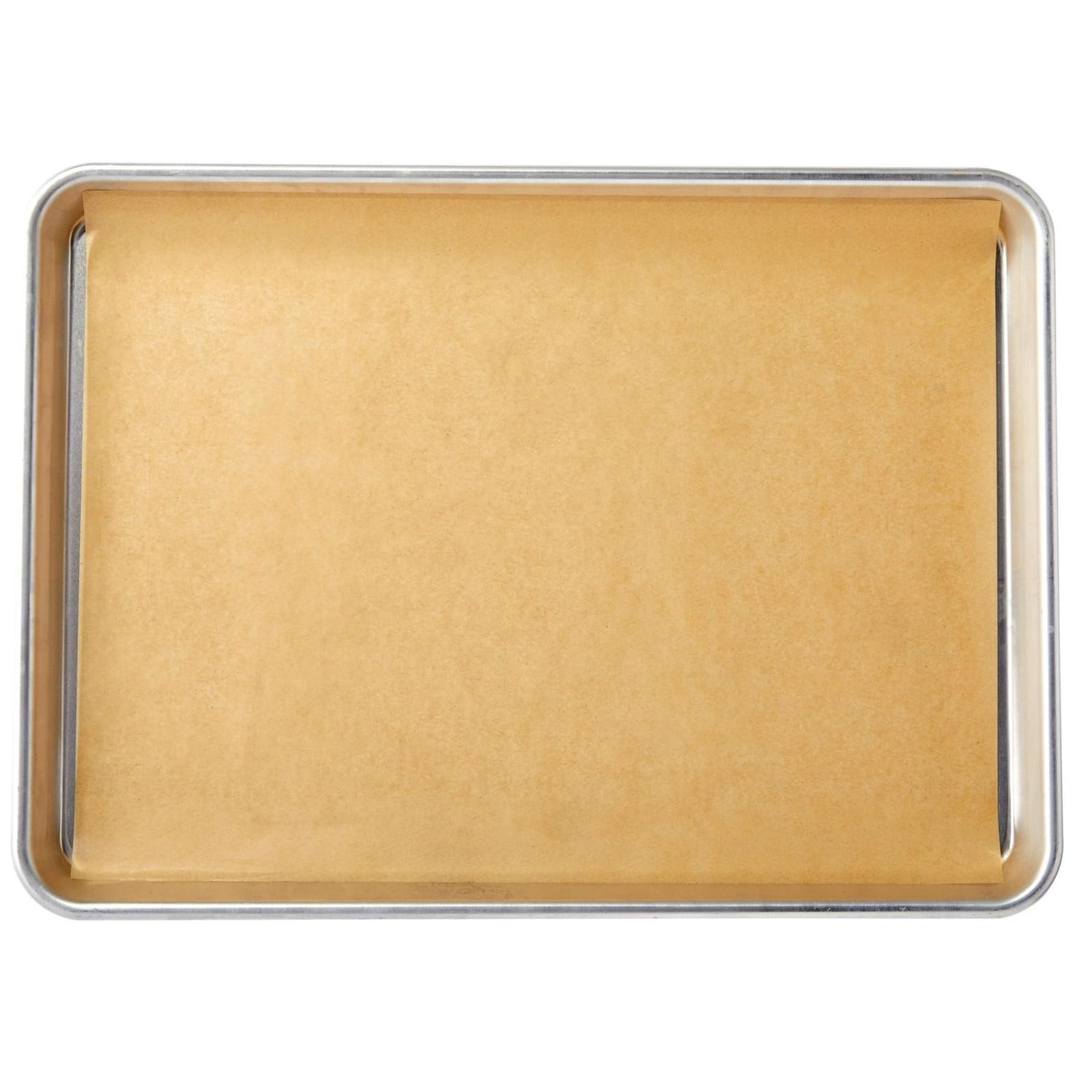 Juvale Backpapier-Bögen (Set, 200 Blatt) - Trennpapier Vorgeschnitten, Antihaftbeschichtet, Lebensmittelecht, Ungebleicht - Zum Backen, Dünsten, Braten - Braun, ca. 30,5 x 40,6 cm