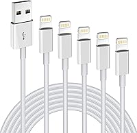 Vista 9 de Paquete de 3 cargadores para iPhone, cable USB A a Lightning de 6 pies con certificación MFi de carga rápida, compatible con iPhone 14, 13, 12, 11