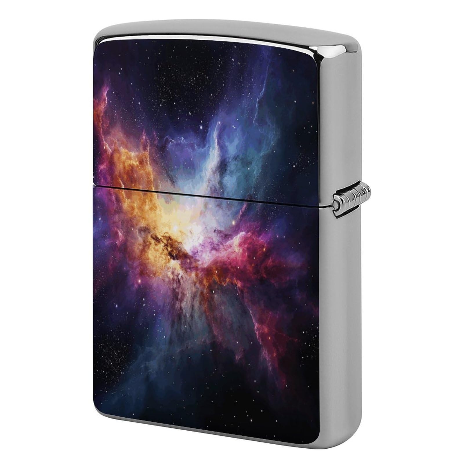 Fekiloot Style Nebula And Galaxy In The Universe Lighter Case Cover Metal Lighter Case