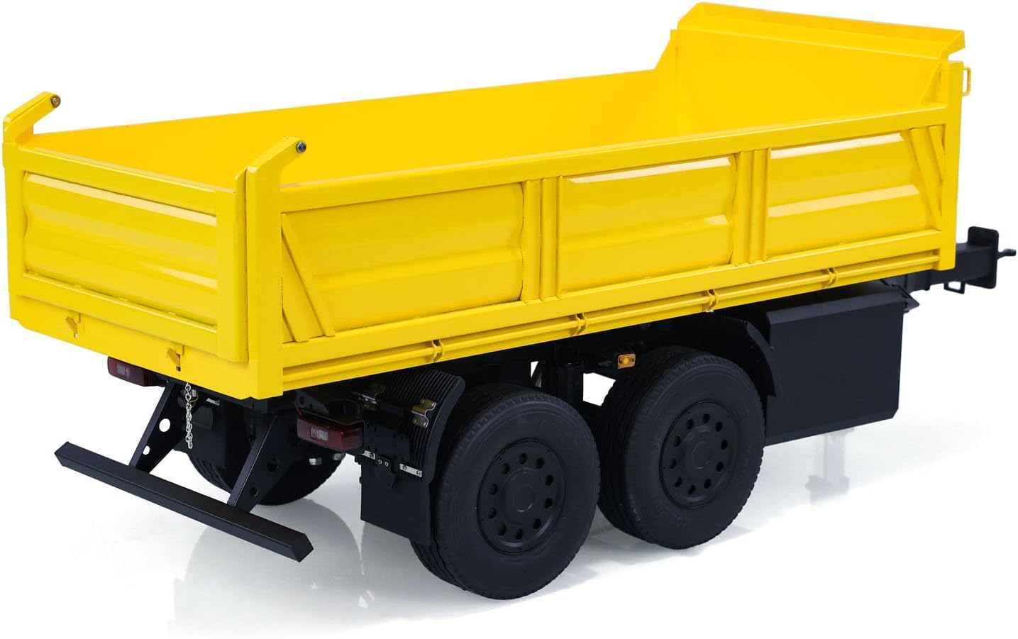 1/14 Metal 2 Axles LESU RC Full Trailer Remote Control Hydraulic Dumper Trailers for Adult Hobby