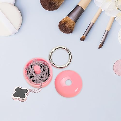 Miniatura 6 de ZYTONGMAO Como se ve en Shark Tank, caja de joyería, almacenamiento de soporte de joyería de viaje, contenedor de llavero de pastillero, individual