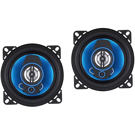 ATORSE 2 Pieces 4 300W Car Speaker Set Loudspeaker Easy Moun