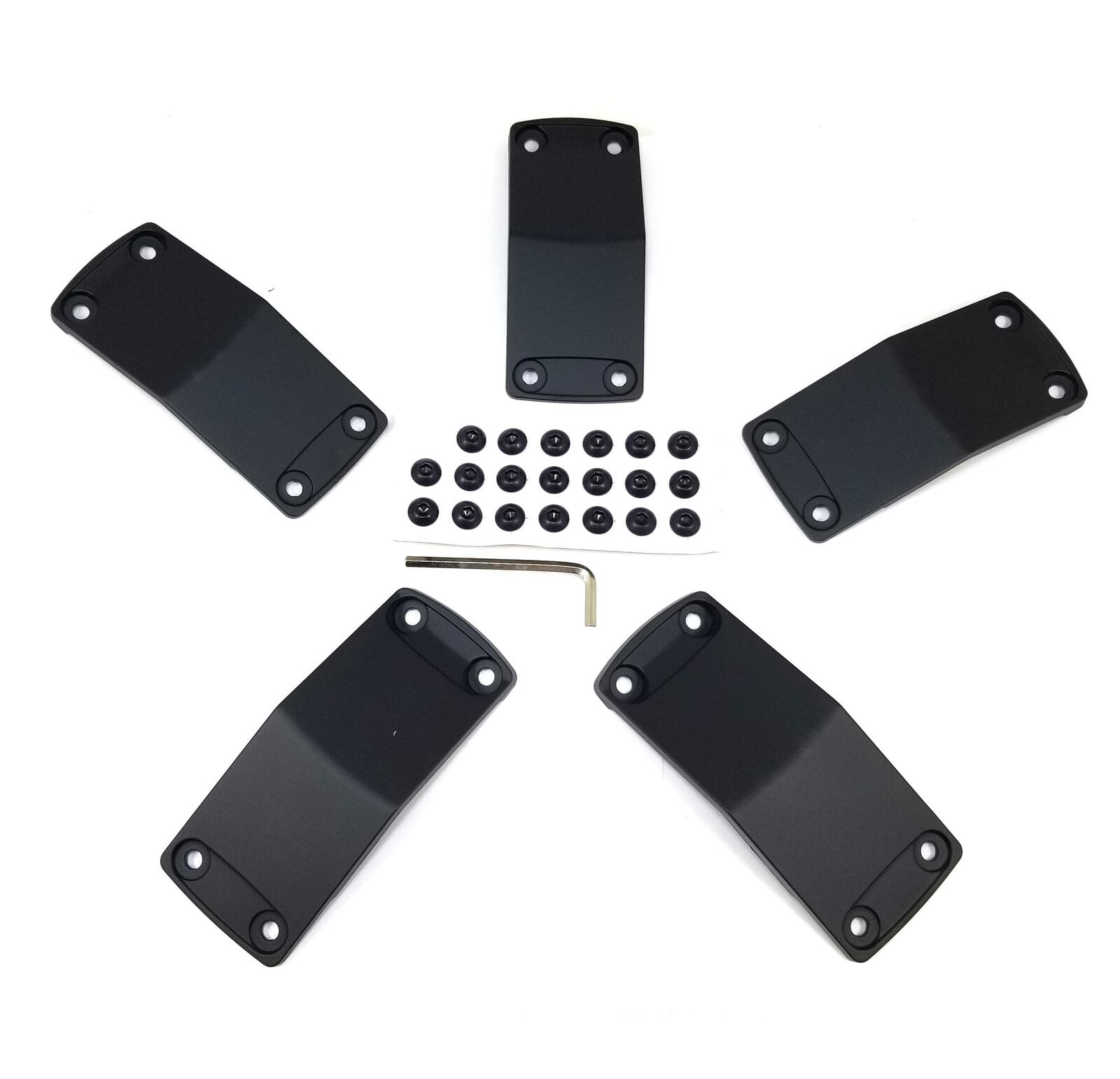 XD SERIESKMC Matte Black Wheel Inserts for 18x9 +0mm XD811 Rockstar II 811FIN89000ABS 5PCS