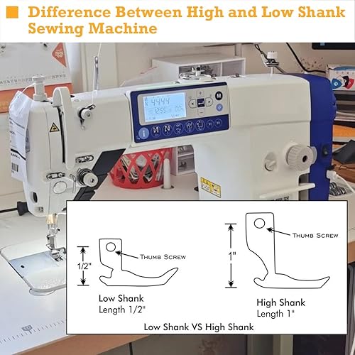 Miniatura 7 de 4 piezas diferentes prensatelas de cremallera P36L P36N P363 S518N compatibles con JUKI Brother Singer Consew típicas máquinas de coser industriales